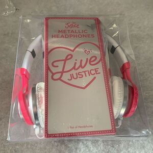 Justice Metallic Headphones *New*
